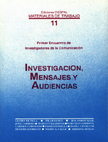 INVESTIGACIÓN, MENSAJES Y AUDIENCIAS - Varios