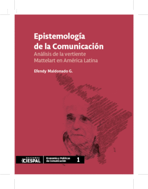 Epistemología de la comunicación, Efendy Maldonado G.
